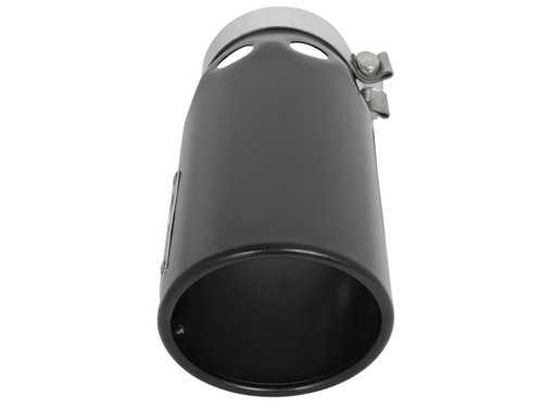 AFE 49T40501-B121 MACH FORCE-XP 4" 409 STAINLESS STEEL INTERCOOLED EXHAUST TIP 4"" X 5" OUT X 12" L BOLT-ON