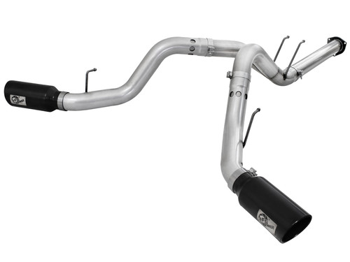 AFE 49-03065-B ATLAS 4" ALUMINIZED STEEL DPF-BACK EXHAUST SYSTEM FOR 11-14 FORD 6.7L POWERSTROKE