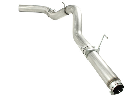 AFE49-42016 LARGE BORE-HD 5" 409 STAINLESS STEEL DPF-BACK EXHAUST SYSTEM FOR 07.5-12 CUMMINS 6.7L