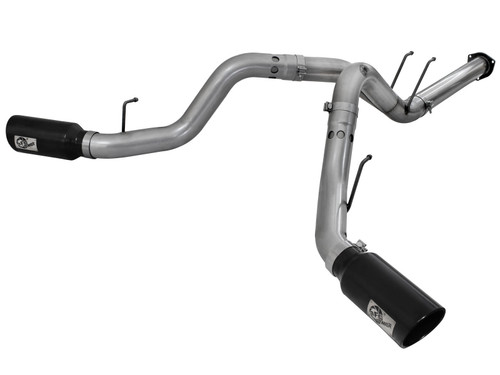 AFE 49-43122-B LARGE BORE-HD 4" 409 STAINLESS STEEL DPF-BACK EXHAUST SYSTEM FOR 15-16 FORD 6.7L POWERSTROKE