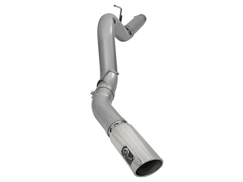 AFE 49-44081-P LARGE BORE-HD 5" 409 STAINLESS STEEL DPF-BACK EXHAUST SYSTEM FOR 2016 GM 6.6L DURAMAX