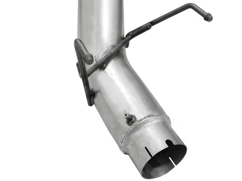 AFE 49-42039 LARGE BORE-HD 5" 409 STAINLESS STEEL DPF-BACK EXHAUST SYSTEM FOR 13-18 CUMMINS 6.7L