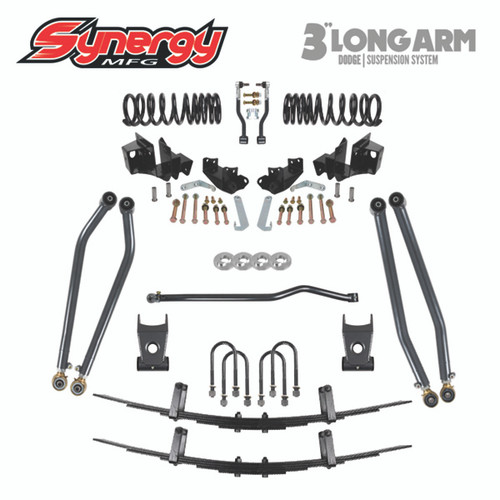 SYNERGY 8503-11 3 INCH LONG ARM SYSTEM FOR 03-09 1500 GAS/2500/3500 DIESEL