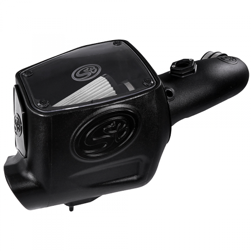S&B FILTERS 75-5105D COLD AIR INTAKE DRY EXTENDABLE WHITE 2008-2010 FORD F250 F350 V8-6.4L POWERSTROKE
