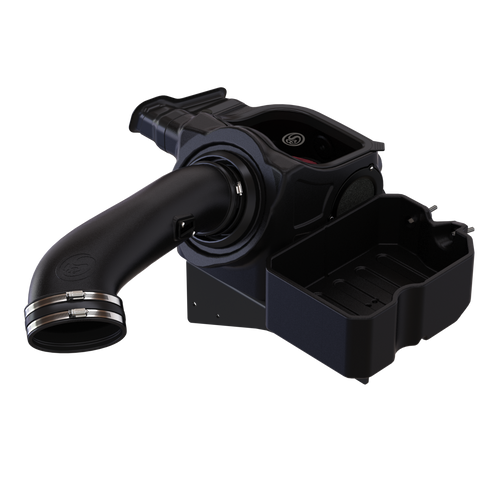 S&B FILTERS 75-5085-1 COLD AIR INTAKE COTTON CLEANABLE RED 2017-2019 FORD F250 F350 V8-6.7L POWERSTROKE