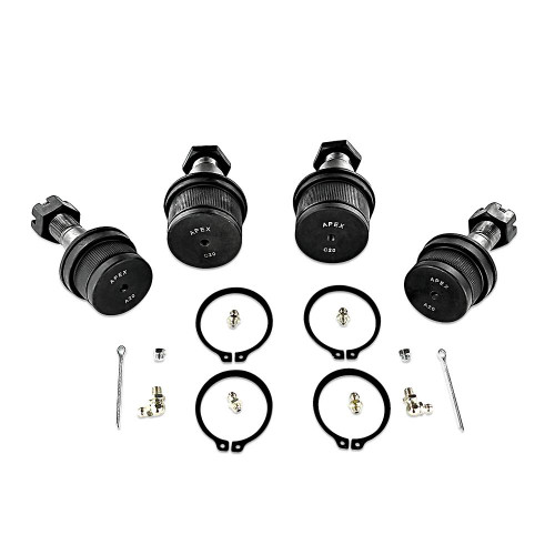APEX CHASSIS KIT104 HEAVY DUTY BALL JOINT KIT (2 UPPER & 2 LOWER) FOR 1994-1999 DODGE RAM 2500/3500