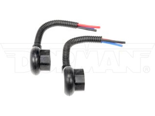 DORMAN 84790 3-WIRE HIGH TEMPERATURE 9003 HEADLAMP PIGTAIL CONNECTOR 1999-2002 FORD F-250/350/450/550 | 1993-2000 GM C/K 2500/3500