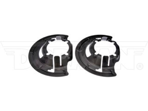DORMAN 924-483 FRONT BRAKE DUST SHIELD BACKING PLATES (PAIR) 1999-2004 FORD F-250/350/450/550 4WD