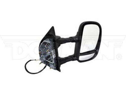 DORMAN 955-364 POWER MIRROR ASSEMBLY - TELESCOPIC DUAL ARMS (RIGHT) 1999-2004 FORD F-250/350 | 1999-2001 FORD F-450/550 | 2000-2016 FORD E-SERIES VAN