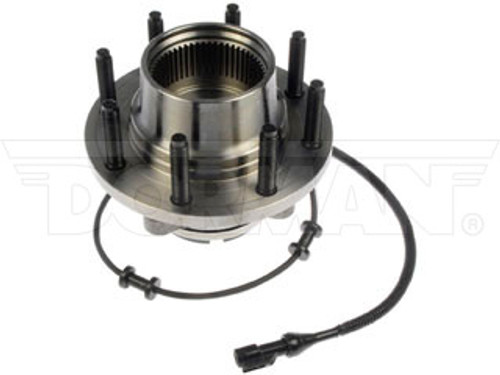 DORMAN 951-059 WHEEL HUB AND BEARING ASSEMBLY (WITH ABS SENSOR) 1999-2002 FORD F-250/350/450/550 4WD SRW (4-WHEEL ABS) (BUILT AFTER 3/22/99) 2000-2002 FORD EXCURSION 4WD