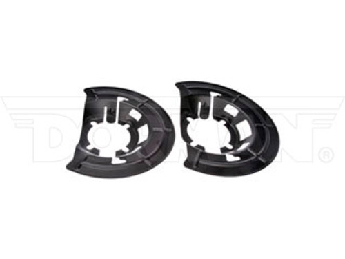 DORMAN 924-491 FRONT BRAKE DUST SHIELD BACKING PLATES (PAIR) (WITH 5.38 AXLE RATIO) 1999-2004 FORD F-250/350/450/550 4WD