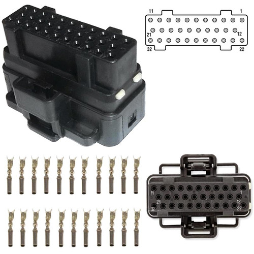 BOSTECH WH02703 FUEL INJECTOR CONTROL MODULE (FICM) CONNECTOR X-3 2003-2007 FORD 6.0L POWERSTROKE