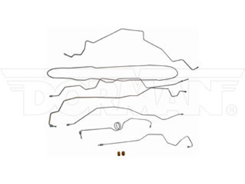 DORMAN 919-227 STAINLESS STEEL BRAKE LINE KIT (6.8' BED) (2-WHEEL ABS) 1999-2000 FORD F-250/350 4WD SRW EXTENDED CAB