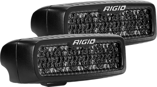 RIGID INDUSTRIES 905513BLK SPOT DIFFUSED MIDNIGHT SURFACE MOUNT PAIR SR-Q PRO