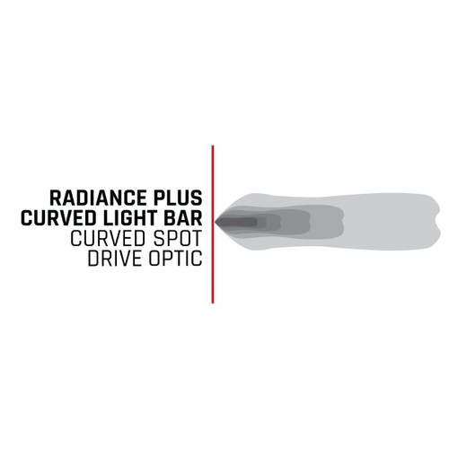 RIGID INDUSTRIES 350053 RADIANCE PLUS CURVED 50 INCH RGBW LIGHT BAR
