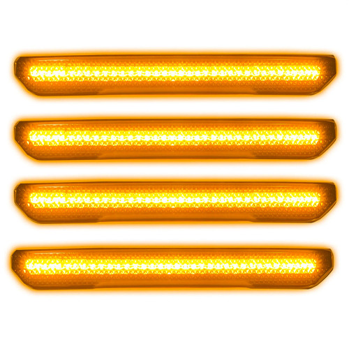 RECON 264230BK SMOKED AMBER LED FENDER LIGHTS FOR 2020-2023 GMC SIERRA 2500HD/3500HD RECON 264230BK SMOKED AMBER LED FENDER LIGHTS FOR 2020-2023 GMC SIERRA 2500HD/3500HD