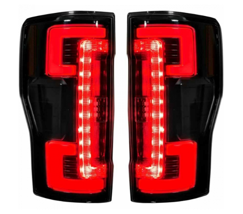RECON 264399LEDBK SMOKED LED TAIL LIGHTS FOR 2020-2022 FORD F-250/350/450/550