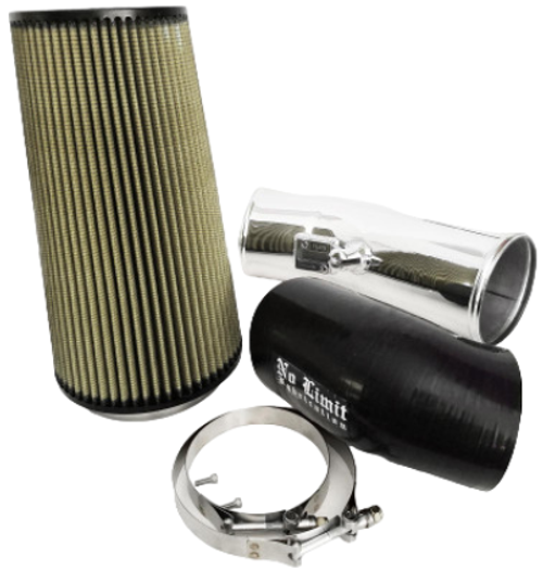 NO LIMIT FAB 67CAIPP17 POLISHED COLD AIR INTAKE WITH PG7 FILTER FOR 17-24 FORD POWERSTROKE 6.7L NO LIMIT FAB 67CAIPP17 POLISHED COLD AIR INTAKE WITH PG7 FILTER FOR 17-24 FORD POWERSTROKE 6.7L