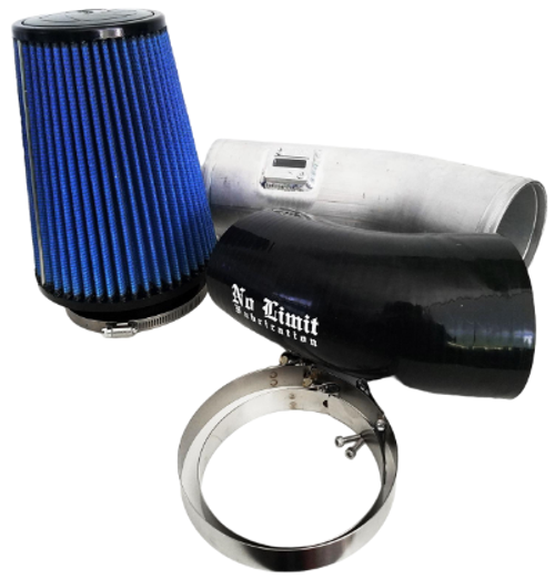 NO LIMIT FAB 67CAIRO1 RAW STAGE 1 COLD AIR INTAKE WITH OILED FILTER FOR 11-16 FORD 6.7L POWERSTROKE