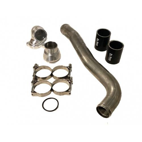 NO LIMIT FAB 67UCHKR1720 RAW UPPER COOLANT HOSE KIT FOR 17-20 FORD 6.7 POWER STROKE