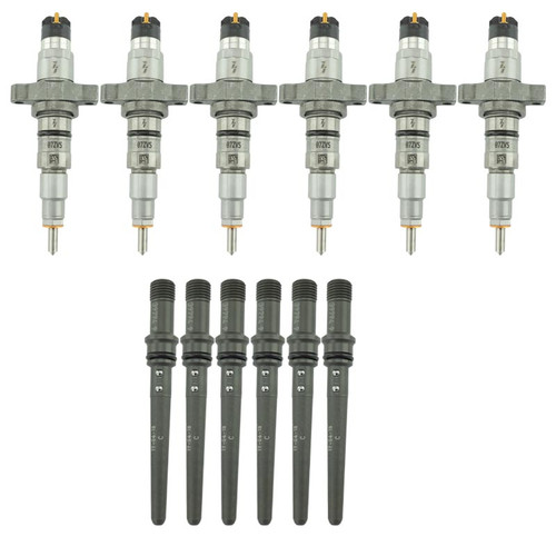 INDUSTRIAL INJECTION 215312 DODGE REMAIN INJECTOR PACK FOR 2004.5-2007 5.9L CUMMINS STOCK WITH CONNECTING TUBES