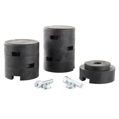 SYNERGY 8057-10 BUMP STOP SPACER KIT (2-4 INCH) PAIR FOR JEEP JK/JL