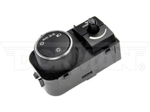 DORMAN 920-053 HEADLIGHT SWITCH WITH INTERIOR DIMMER (WITHOUT FOG LIGHTS) 2007.5-2014 GM SILVERADO/SIERRA 2500HD/3500HD | 2008-2019 GM EXPRESS/SAVANA 2500/3500 | 2009-2018 GM EXPRESS/SAVANA 4500