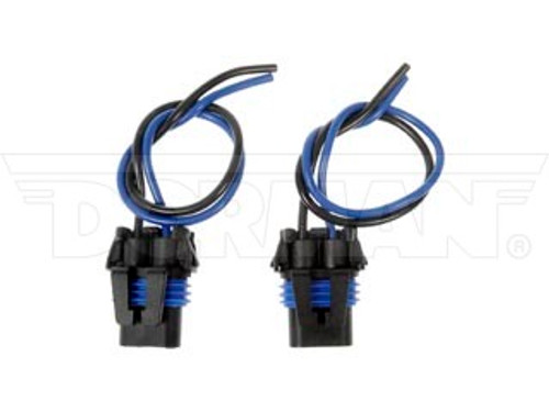 DORMAN 84792 2-WIRE HIGH TEMPERATURE 9005 HEADLIGHT CONNECTOR 2-PACK 2006-2010 GM SILVERADO/SIERRA 2500HD/3500HD