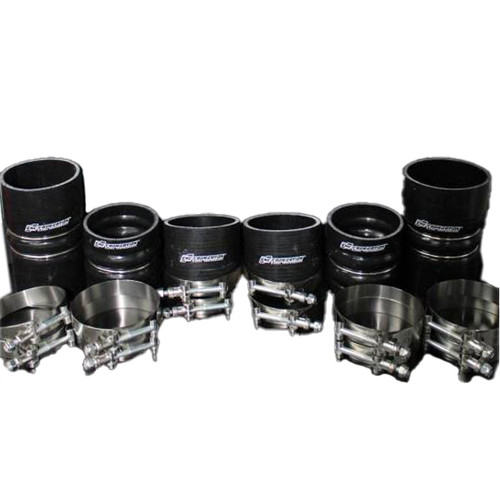 CNC FABRICATION 423023 INTERCOOLER BOOT KIT - BLACK FOR 1999.5-2003 FORD SUPERDUTY WITH 7.3L POWERSTROKE ENGINE CNC FABRICATION 423023 INTERCOOLER BOOT KIT - BLACK FOR 1999.5-2003 FORD SUPERDUTY WITH 7.3L POWERSTROKE ENGINE