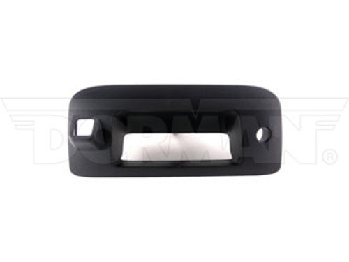 DORMAN 82030 TEXTURED BLACK TAILGATE HANDLE BEZEL (WITH KEYHOLE & BACKUP CAMERA) 2009-2014 GM SILVERADO/SIERRA 2500HD/3500HD