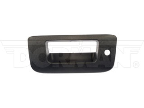 DORMAN 80122 TEXTURED BLACK TAILGATE HANDLE BEZEL 2007.5-2014 (WITH KEYHOLE) (WITHOUT BACKUP CAMERA) GM SILVERADO/SIERRA 2500HD/3500HD