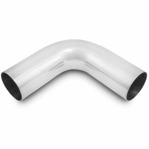 VIBRANT 2176 3" POLISHED ALUMINUM 90 DEGREE BEND UNIVERSAL - 3" O.D. TUBING