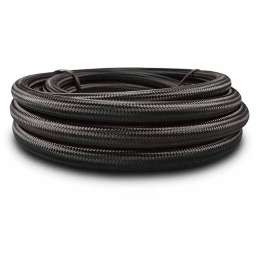 VIBRANT 11998 -8AN BLACK NYLON BRAIDED FLEX HOSE - 50' ROLL UNIVERSAL -8AN BLACK NYLON BRAIDED FLEX HOSE - 50' ROLL