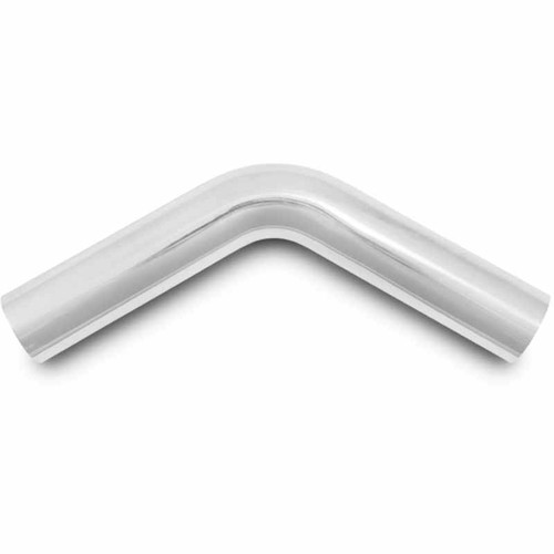 VIBRANT 2822 4" POLISHED ALUMINUM 60 DEGREE BEND UNIVERSAL - 4" O.D. TUBING