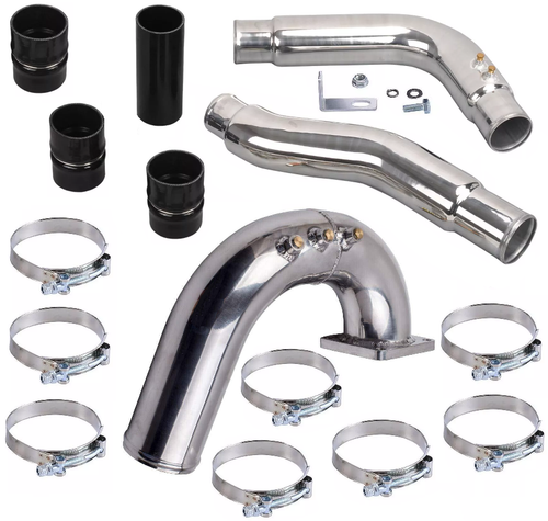 CPP COMPLETE POLISHED INTERCOOLER PIPING KIT FOR 03-07 DODGE RAM WITH 5.9L CUMMINS 24V CPP COMPLETE POLISHED INTERCOOLER PIPING KIT FOR 03-07 DODGE RAM WITH 5.9L CUMMINS 24V