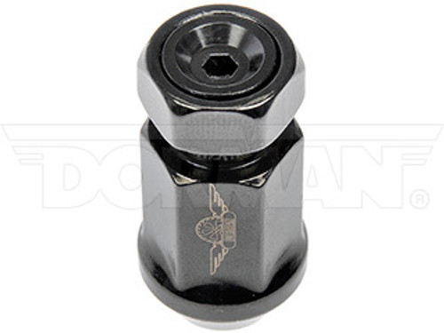 DORMAN 712-645A4 BLACK WHEEL LUG NUT - M14-1.50 (RACE STYLE 4-PACK) 2002-2012 FORD F-250/350/450/550 | 2003-2005 FORD EXCURSION | 2001-2012 GM SILVERADO/SIERRA 2500HD/3500HD | 1998-2000 GM C/K 2500/3500 | 2003-2006 DODGE SPRINTER 2500/3500