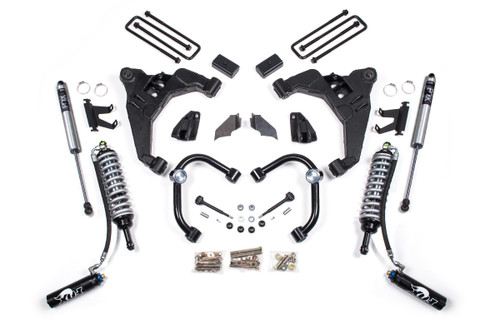 BDS SUSPENSION BDS724FDSC 3 INCH LIFT KIT FOX 2.5 COIL-OVER CONVERSION SILVERADO/SIERRA 2500HD/3500HD 11-19 DIESEL BLOCK KIT WITHOUT FACTORY OVERLOAD FOX 2.5 PERFORMANCE SHOCKS
