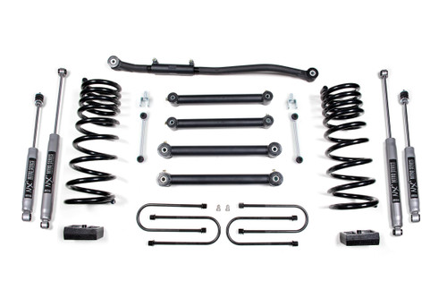 BDS SUSPENSION BDS691FS 3 INCH LIFT KIT DODGE RAM 2500 03-13 & 3500 03-12 4WD DIESEL 3.5 INCH AXLE FOX 2.0 PERFORMANCE SHOCKS