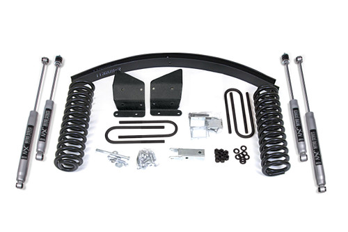 BDS SUSPENSION BDS375H 4 INCH LIFT KIT FORD F100/F150 77-79 4WD LEAF SPRINGS NX2 NITRO SHOCKS