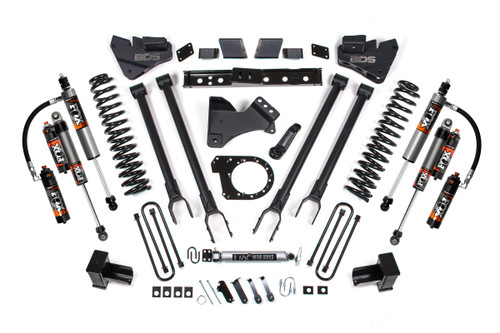 BDS SUSPENSION BDS2215FPE 7 INCH LIFT KIT W/ 4-LINK FORD F250/F350 SUPER DUTY 20-22 4WD DIESEL FOX 2.5 PERFORMANCE ELITE SHOCKS