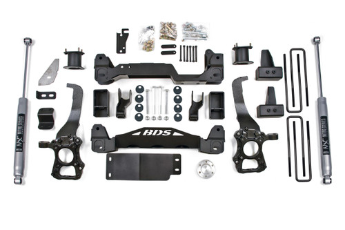 BDS SUSPENSION BDS1920FS 4 INCH LIFT KIT FORD F150 2014 4WD 2 INCH BLOCK KIT FOX 2.0 PERFORMANCE SHOCKS