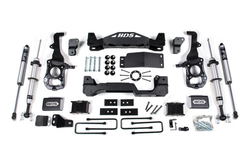 BDS SUSPENSION BDS1900FSR 6 INCH LIFT KIT FOX 2.0 STRUT FORD F150 21-25 4WD 3 INCH BLOCK KIT
