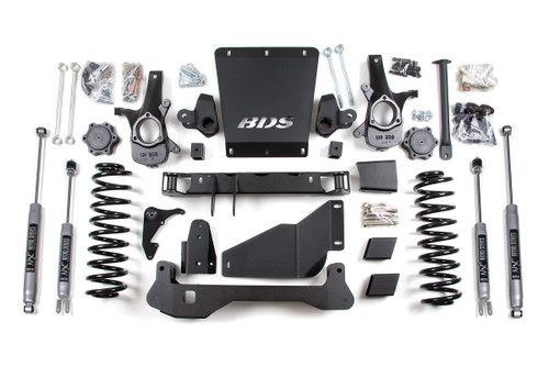 BDS SUSPENSION BDS183H 6 INCH LIFT KIT CHEVY/GMC AVALANCHE SURBURBAN TAHOE OR YUKON 1500 00-06 4WD NX2 NITRO
