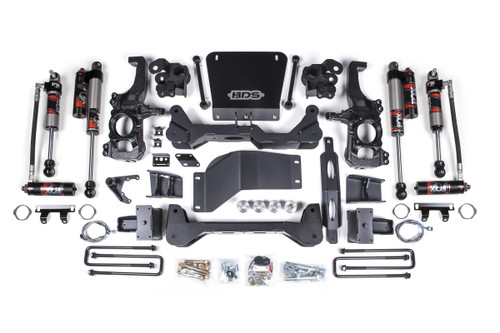 BDS SUSPENSION BDS1825FPE 6.5 INCH LIFT KIT FOX PERFORMANCE ELITE SILVERADO/SIERRA 2500HD/3500HD 20-24 4WD 6 INCH BLOCK KIT WITH OVERLOAD