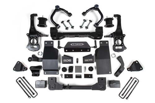 BDS SUSPENSION BDS1810H 4 INCH LIFT KIT ADAPTIVE RIDE CONTROL ONLY CHEVY SILVERADO HIGH COUNTRY OR GMC DENALI 1500 19-24 4WD DIESEL