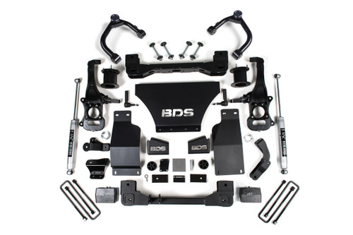 BDS SUSPENSION BDS1800FSR 4 INCH LIFT KIT SILVERADO/SIERRA 1500 19-24 4WD GAS FOX 2.0 PERFORMANCE