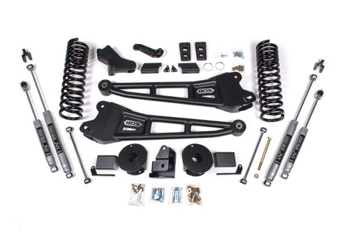 BDS SUSPENSION BDS1774FS 4 INCH LIFT KIT W/ RADIUS ARM RAM 2500 W/ REAR AIR RIDE 14-18 4WD GAS FOX 2.0 PERFORMANCE SHOCKS