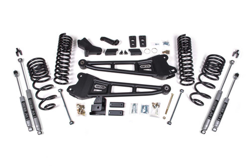 BDS SUSPENSION BDS1762FS 4 INCH LIFT KIT W/ RADIUS ARM RAM 2500 14-18 4WD DIESEL FOX 2.0 PERFORMANCE SHOCKS