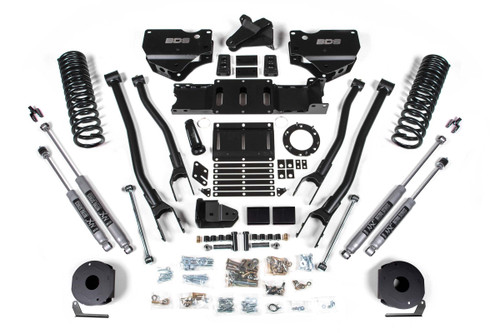 BDS SUSPENSION BDS1739FS 5.5 INCH LIFT KIT W/ 4-LINK RAM 2500 W/ REAR AIR RIDE 19-24 4WD GAS FOX 2.0 PERFORMANCE SHOCKS