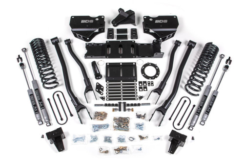BDS SUSPENSION BDS1692FS 6 INCH LIFT KIT W/ 4-LINK RAM 3500 19-24 4WD DIESEL WITHOUT FACTORY REAR OVERLOAD LEAF 8 BOLT FOX 2.0 PERFORMANCE SHOCKS